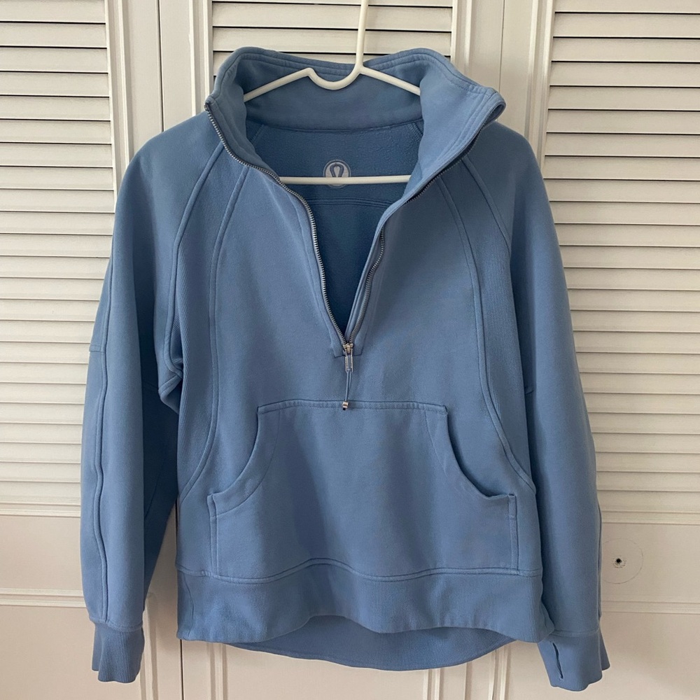 Lululemon Scuba Oversized Funnel-Neck Half Zip long